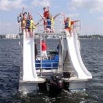 pontoon boat slides