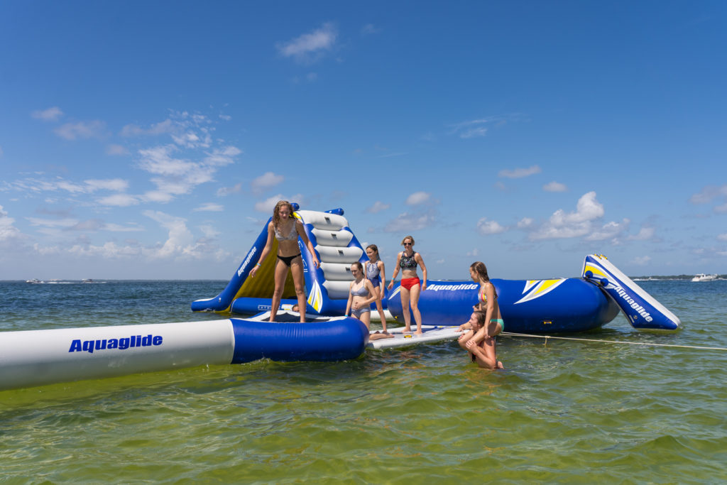 inflatables crab island adventure tour destin fl