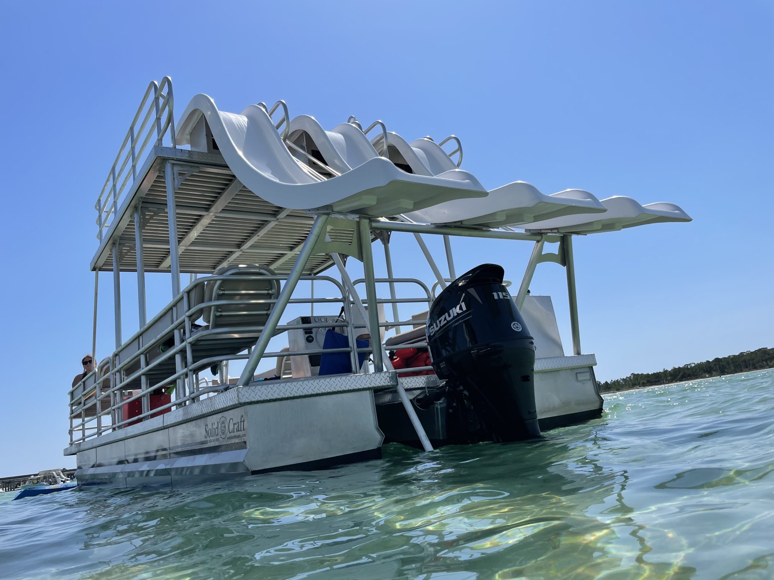 Slide pontoon boat - Pontoon Boats with Slides - Destin Vacation Boat  Rentals